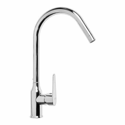 Смеситель для кухни Z85 однорычажный картридж керамика 40 мм нержавеющая сталь хром 5050₽