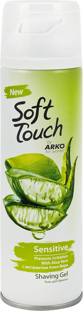 Гель для бритья женский ARKO Soft Touch для чувствительной кожи, 200мл