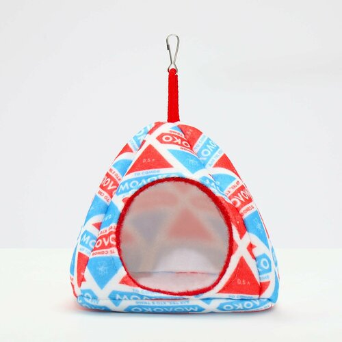 Подвесной домик-пирамидка Молоко 14 х 14 х 14 см 580₽