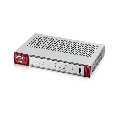 Межсетевой экран/ Zyxel ATP100 Firewall, 1xWAN GE, 1xOPT GE (LAN/WAN), 3xLAN/DMZ GE, 1xUSB3.0, AP Controller (8/2