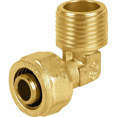 Уголок обжимной наружная резьба 12x16 мм латунь 849₽