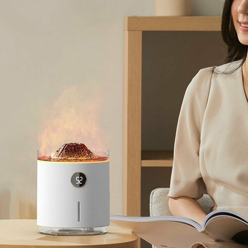 Аромадиффузор ультразвуковой диффузор Вулкан увлажнитель воздуха белый 273700₽