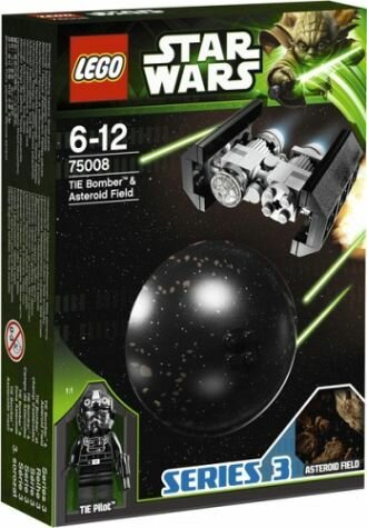 Конструктор LEGO Star Wars 75008 TIE Bomber & Asteroid Field (Имперский TIE бомбардировщик и поле астероидов)