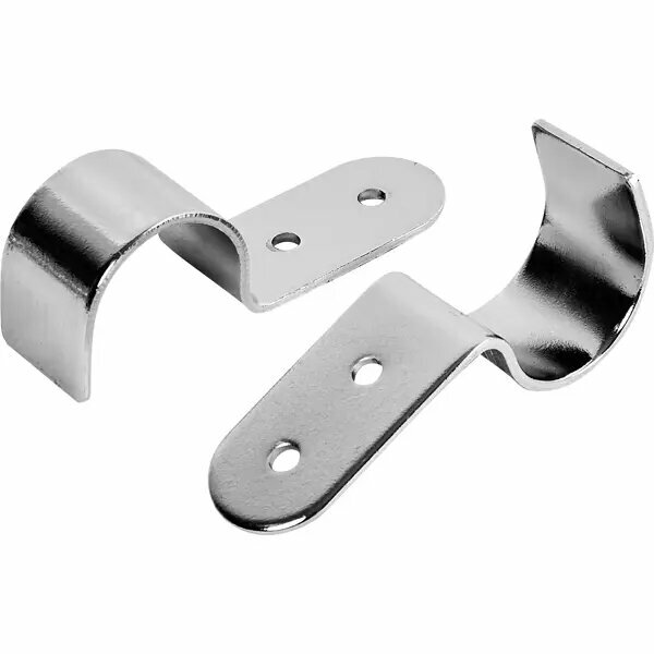 Крепление панели 25 горизонтально хром