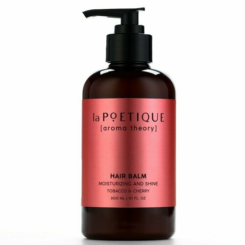 Бальзам для волос увлажнение и блеск 300 мл аромат табак и вишня POETIQUE 410₽