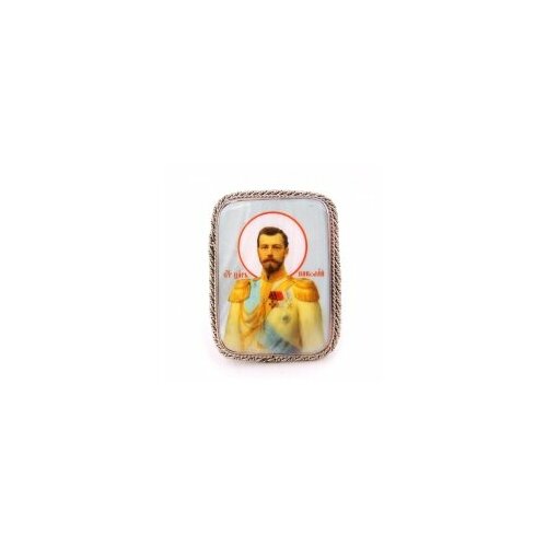 Икона перламутровая Царь Николай II #69219