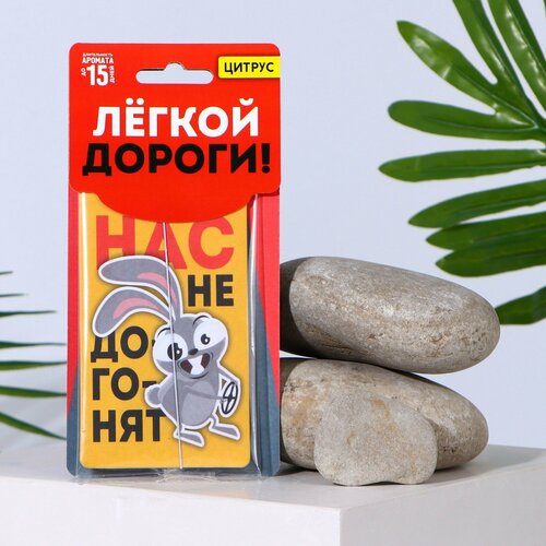 Ароматизатор в авто Нас не догонят аромат цитрус 1шт 365₽