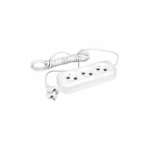 Удлинитель бытовой на 3 гнезда. 6 метров DEMMAX