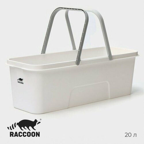 Raccoon Ведро для уборки Raccoon 20 л 5952219 см дно 5517 см цвет белый 1256₽