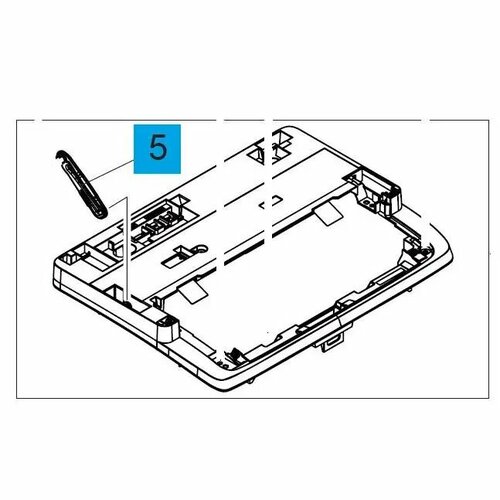 Стопор упор узла сканирования HP LJ M28 RC5-4941 OEM 543₽