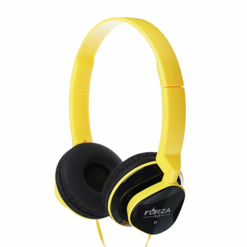 FORZA Наушники проводные накладные поворотные кабель 120см разноцветные пластик 4 штуки 3222₽