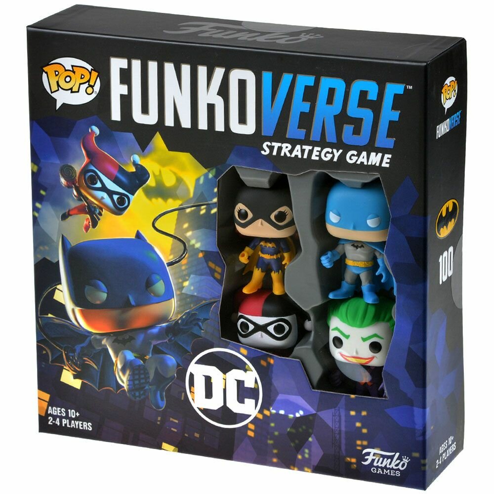FunkoVerse Strategy Game: DC. 4-Pack