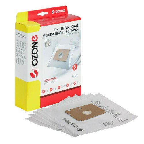 Мешки-пылесборники M-12 Ozone синтетические для пылесоса 5 шт 620₽