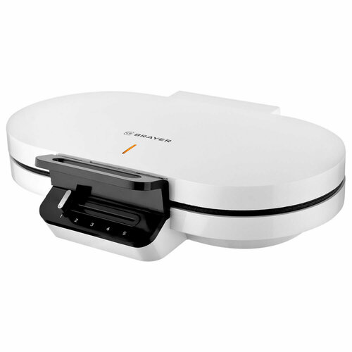 Электорвафельница для вафель-сердечек BRAYER BR2302 1200 Вт 10 вафель терморегулировка белая 615600₽