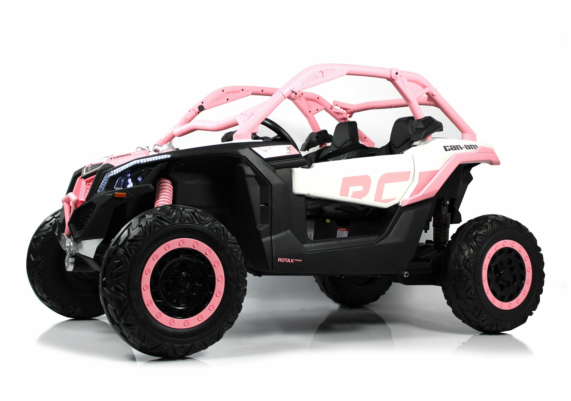 Rivertoys Детский электромобиль BRP Can-Am Maverick (Y111YY) светло-розовый