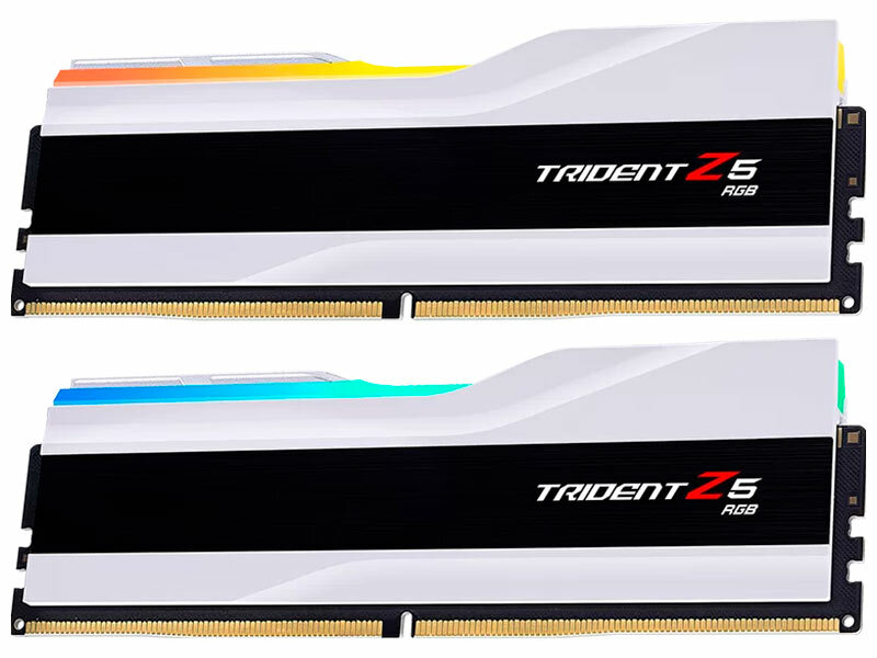 Оперативная память G.Skill DDR5 32GB (2x16GB) 6000MHz TRIDENT Z5 RGB White (F5-6000J3238F16GX2-TZ5RW)