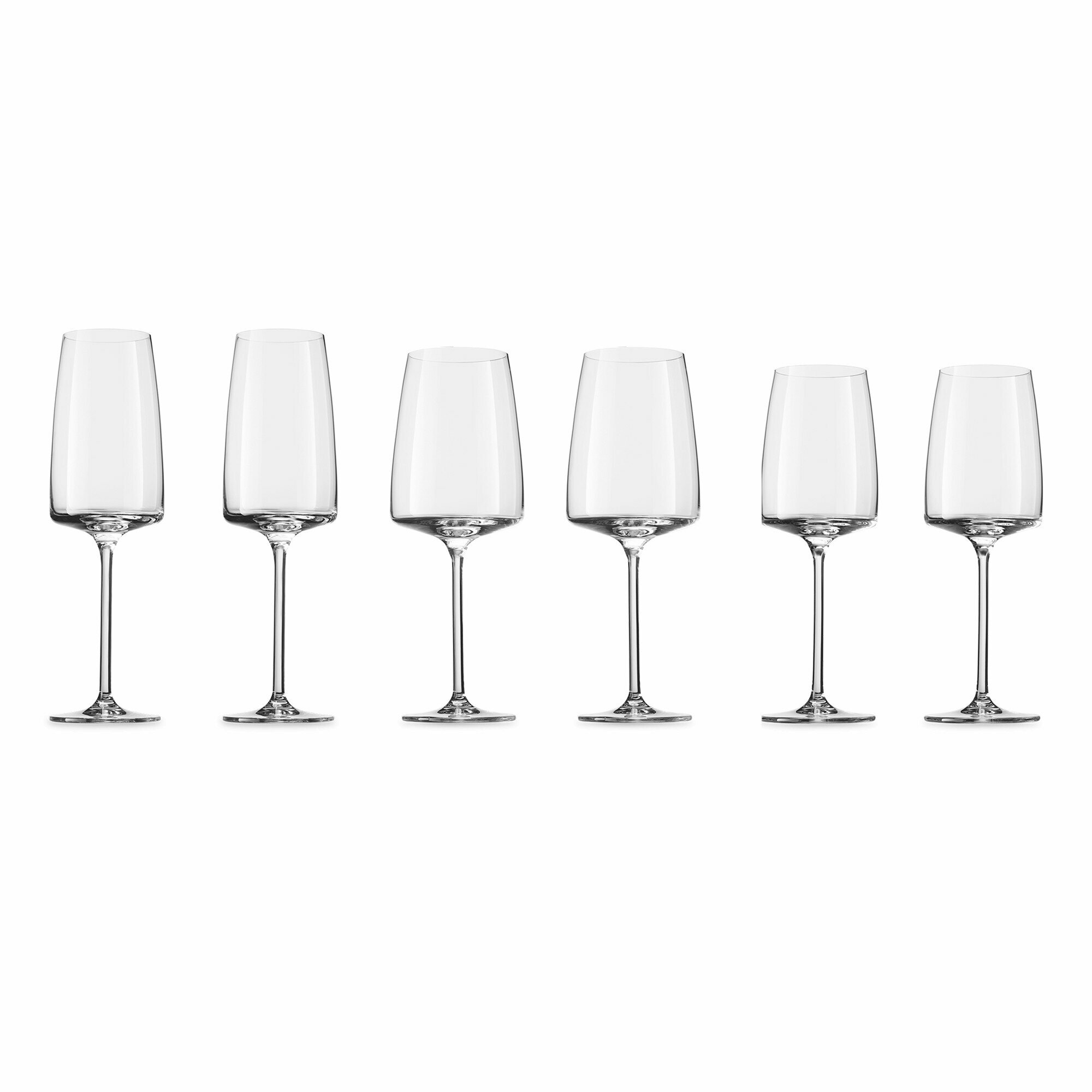 Набор бокалов для вина/для красного вина/для белого вина/для шампанского (артикулы 122426, 122427 122427/1 122430) Vivid Senses