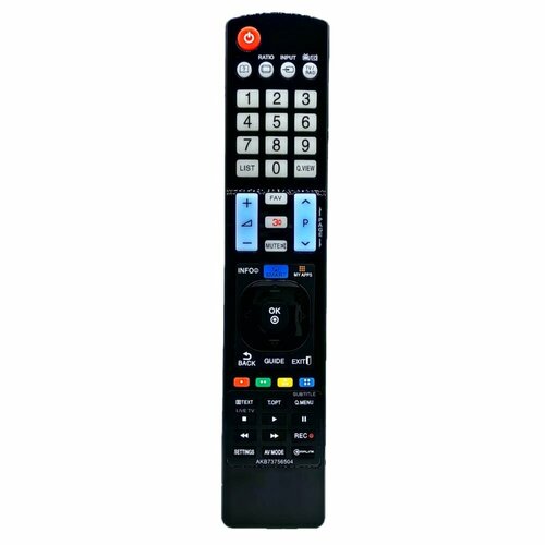 Пульт Huayu AKB73756504 (AKB73756502) для телевизоров LG черный