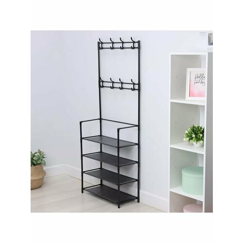 Вешалка напольная для одежды металлическая 60х26х155 см 1886₽