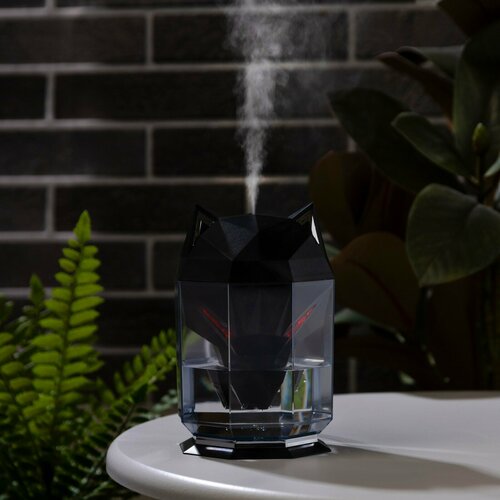 Увлажнитель воздуха Luazon HM-12 Волк ультразвуковой 650 мл 2 Вт погружной USB черный 2266₽