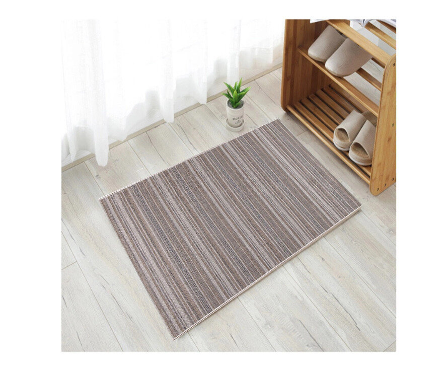 Коврик STAR CARPET 80x150 прямоугольный безворсовый машинный бежевый