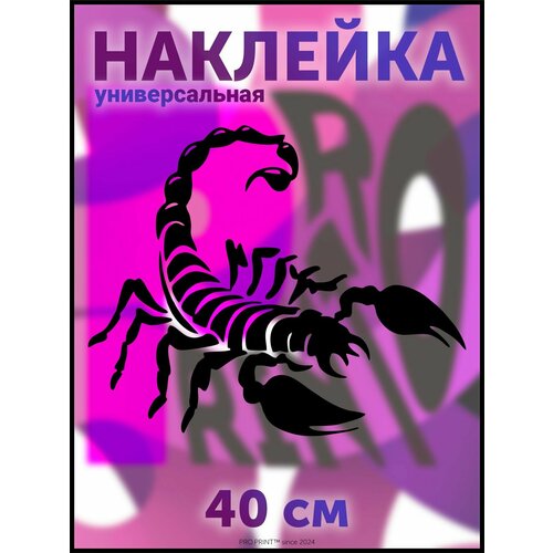 Наклейка на авто скорпион хищник 491₽