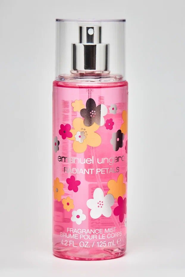 EMANUEL UNGARO Парфюмированный мист для тела "Radiant Petals", фруктовый аромат, 125мл