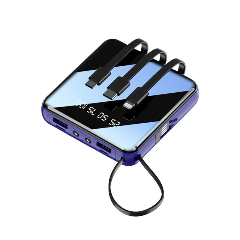 Портативный аккумулятор, 10000mAh, синий