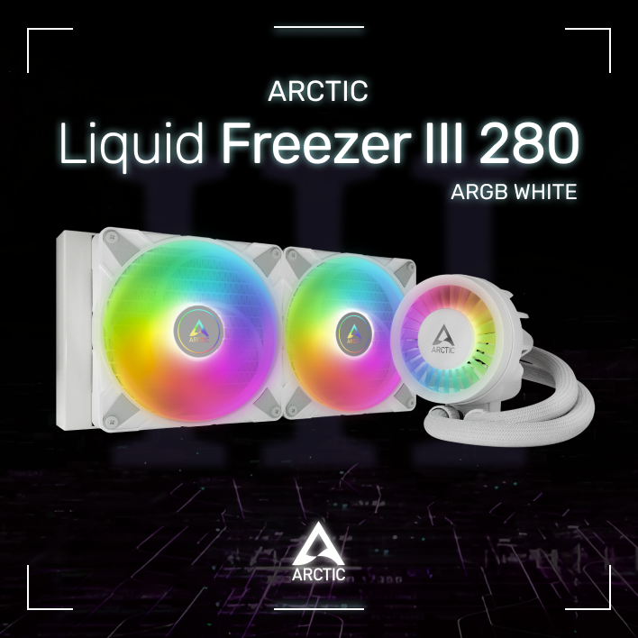 Водяное охлаждение для процессора ARCTIC Liquid Freezer III 280 ARGB White ACFRE00151A