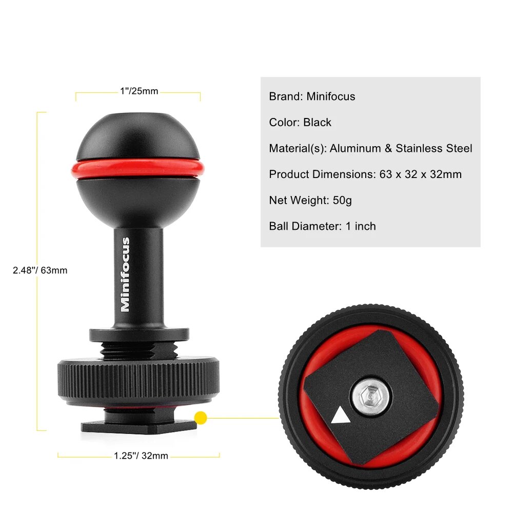 1" Ball Adapter — фото 1
