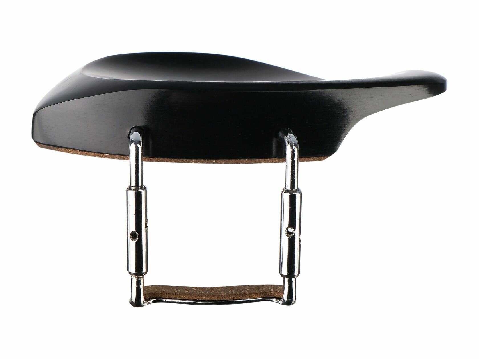 Подбородник для скрипки 4/4, модель Stuber. Форма крепления - U. Материал - черное дерево — фото 1