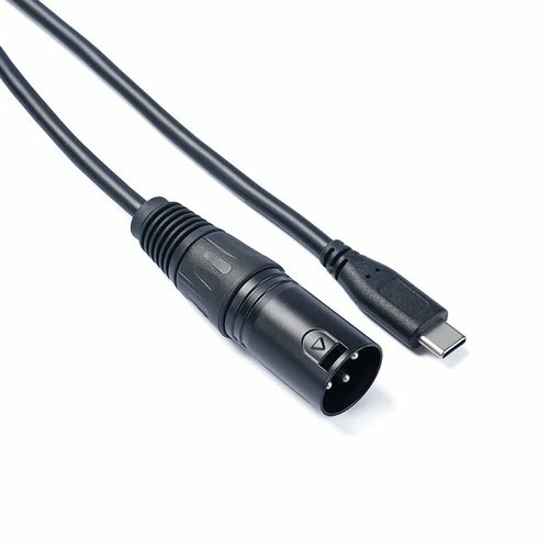 USB Type C на XLR адаптер для микрофона, XLR Male, 1 м