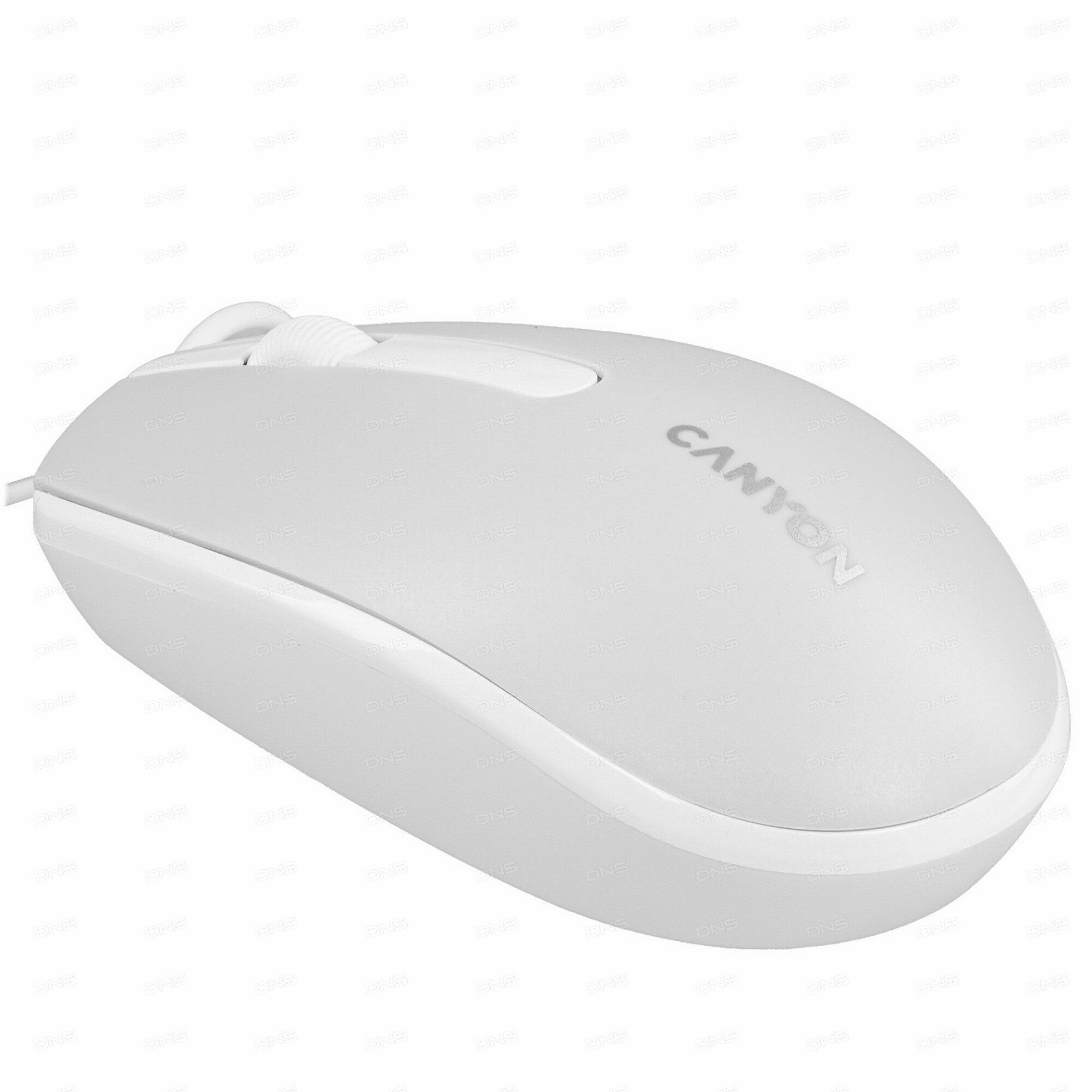 Мышь проводная Canyon M-10, 1000dpi, Белая лаванда (White lavender) CNE-CMS10WL - фото №16