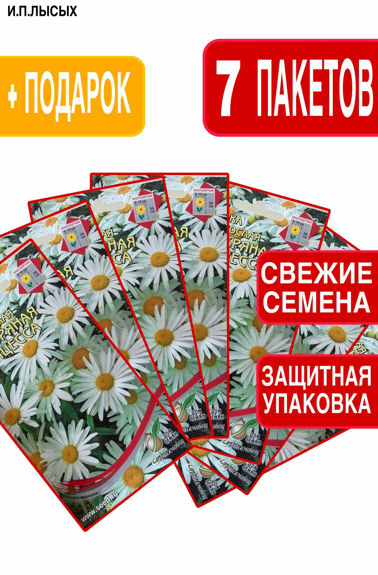 Семена цветов Ромашка низкорослая 