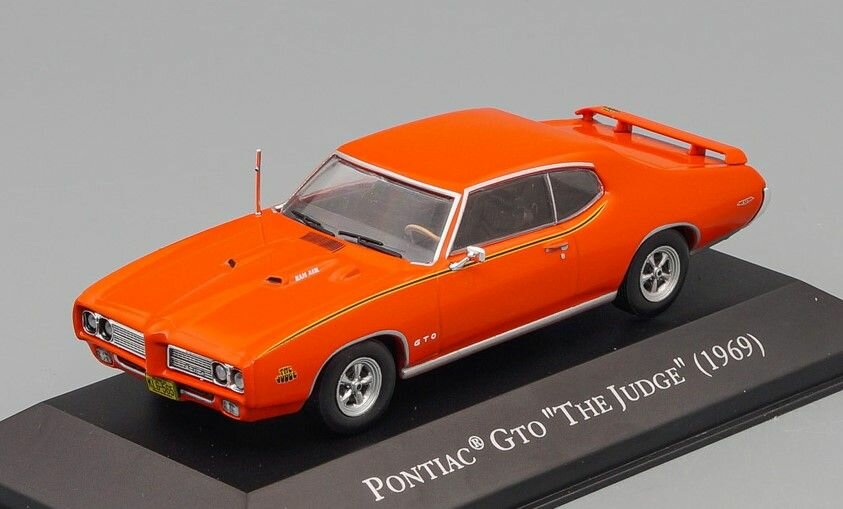 PONTIAC GTO "The Judge" 1969, масштабная модель коллекционная