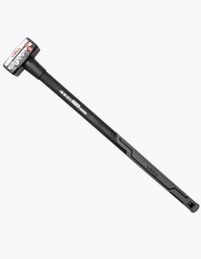 Кувалда VIRA RAGE 903000 фиберглассовая ручка сталь CS45 3 кг