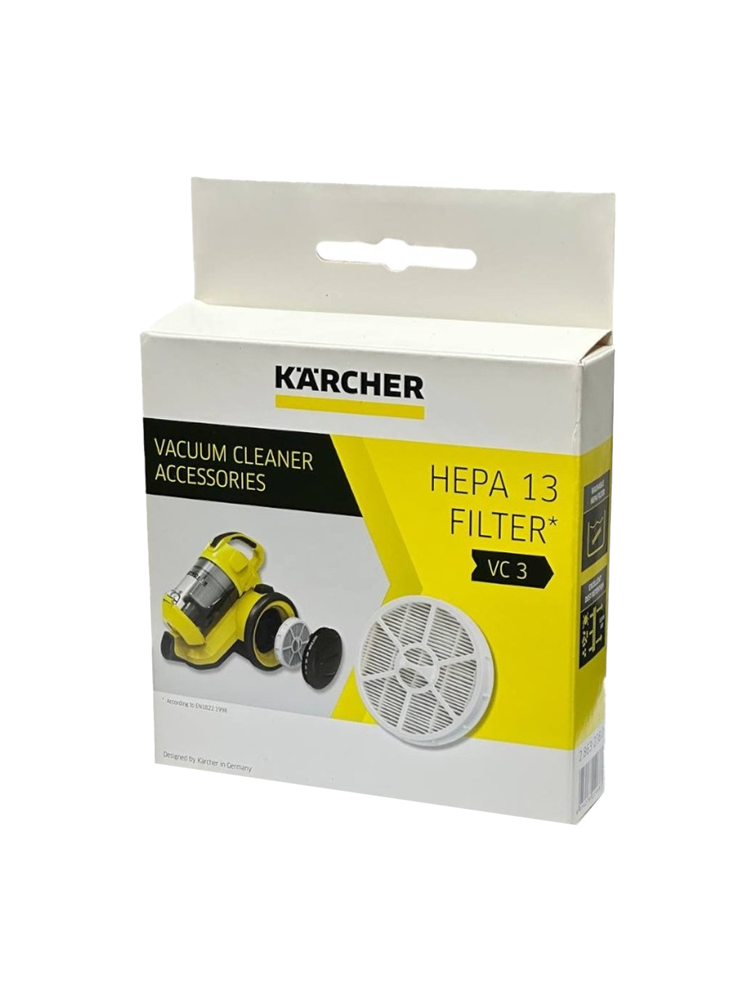 Фильтр Karcher 2.863-238.0, HEPA, белый, для пылесосов Karcher VC 3