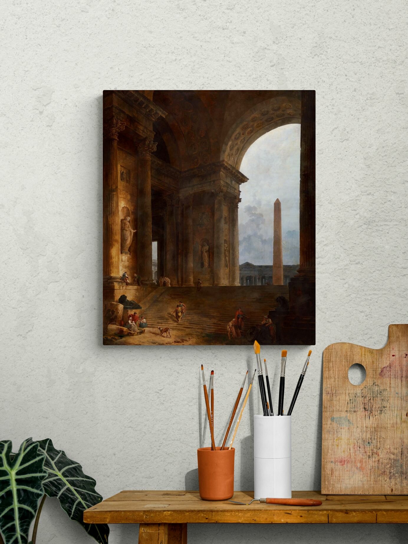 Юбер Робер "Обелиск". Картина 60х50 см — фото 1