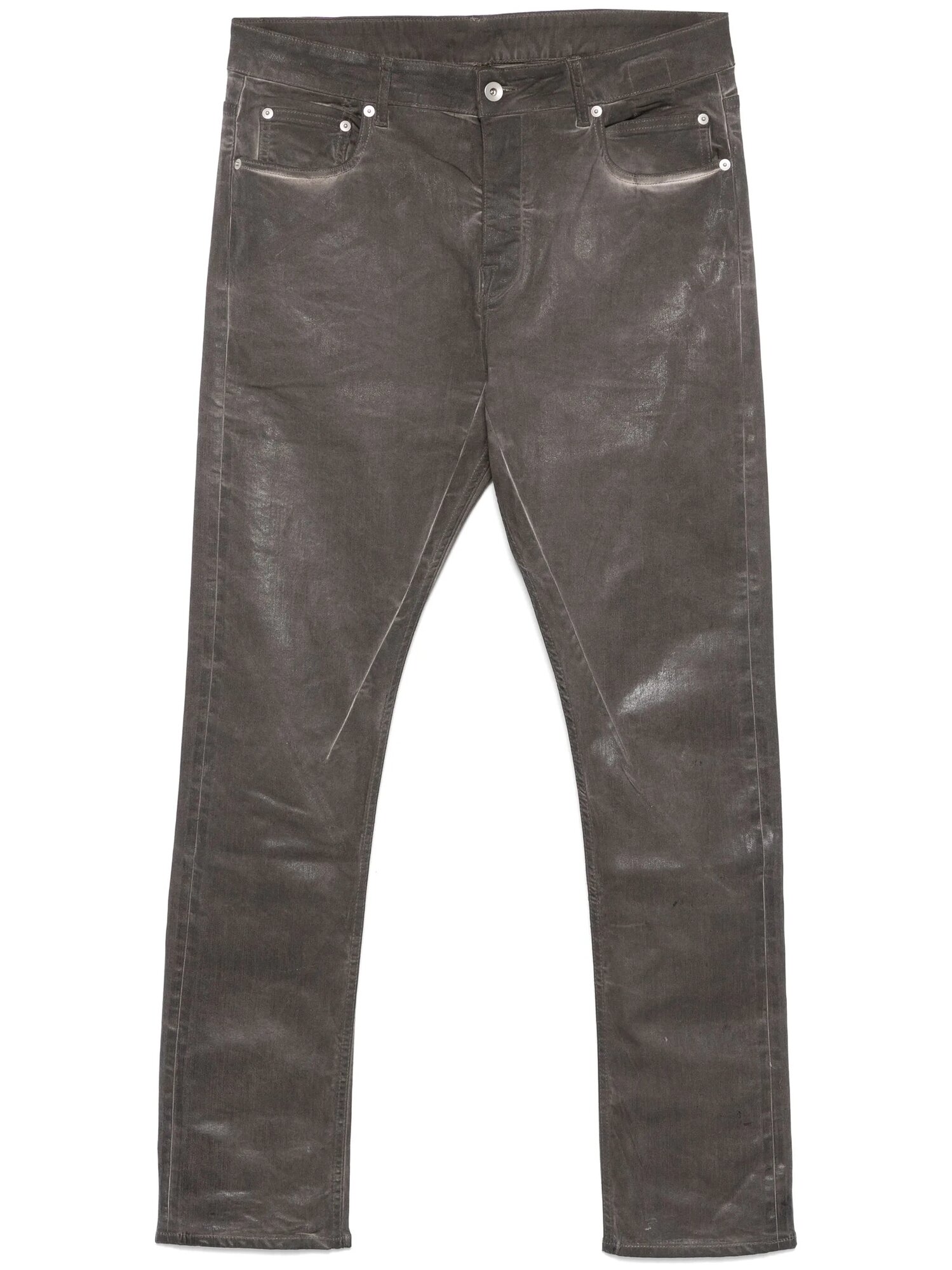 Джинсы Rick Owens Detroit Cut, размер L, коричневый