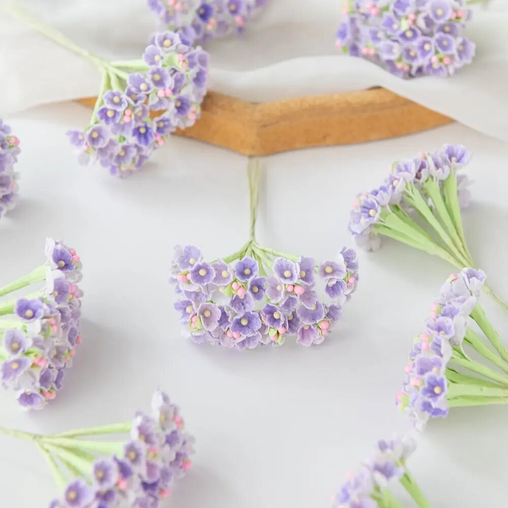Искусственные цветы Babysbreath, сиреневые