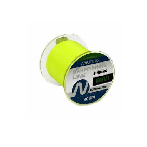 Леска карповая Nautilus ENVI 300м Fluoro Green 0.331мм 9.5кг