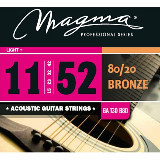 Струны Magma Strings GA130B80  для акустической гитары