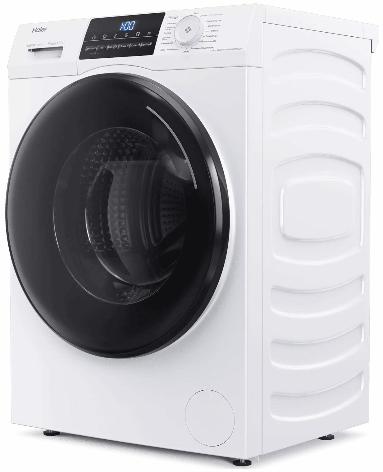 Картинки Стиральная машина с сушкой Haier HWD80-BP14929A, белая, инверторная