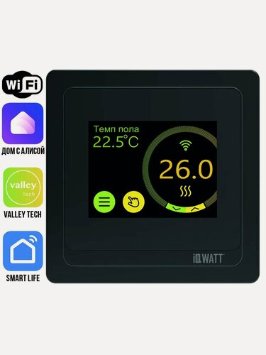 Изображение товара Программируемый терморегулятор SMART HEAT WI-FI Алиса