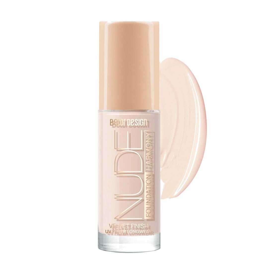 Крем тональный Nude Harmony тон 200 fair, 33 г, Belor Design