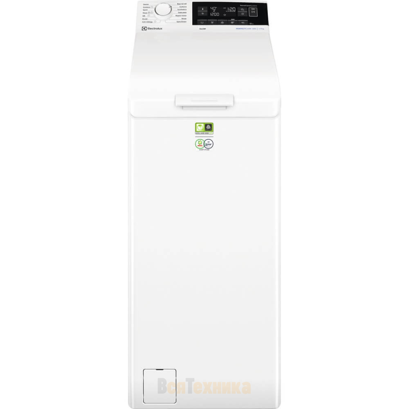 Стиральная машина Electrolux EW6T3372E, с вертикальной загрузкой, с паром, 7кг, 1300об/мин, инверторная