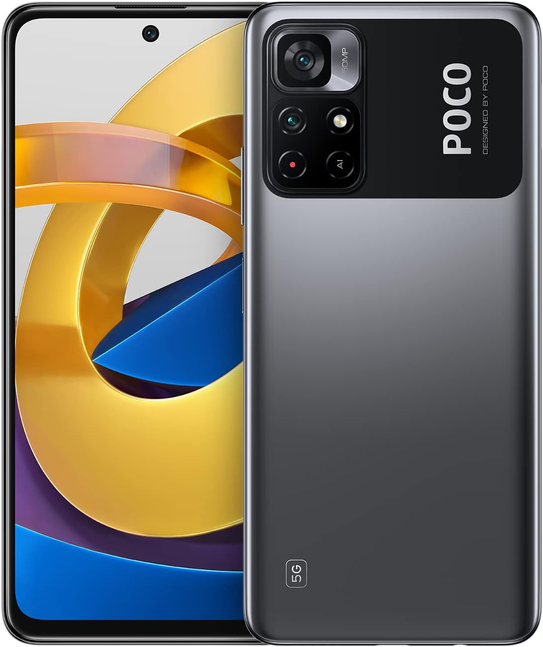 Смартфон Xiaomi POCO M4 Pro 5G 4/64 ГБ RU, Dual nano SIM, заряженный черный
