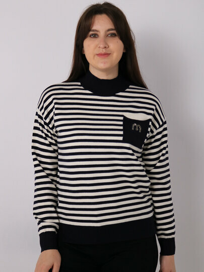 Свитер размер One Size, , темно-синий — фото 1