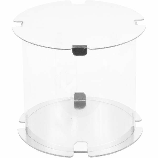 Коробка под торт 250 280мм прозрачная  Тубус    2 шт 
