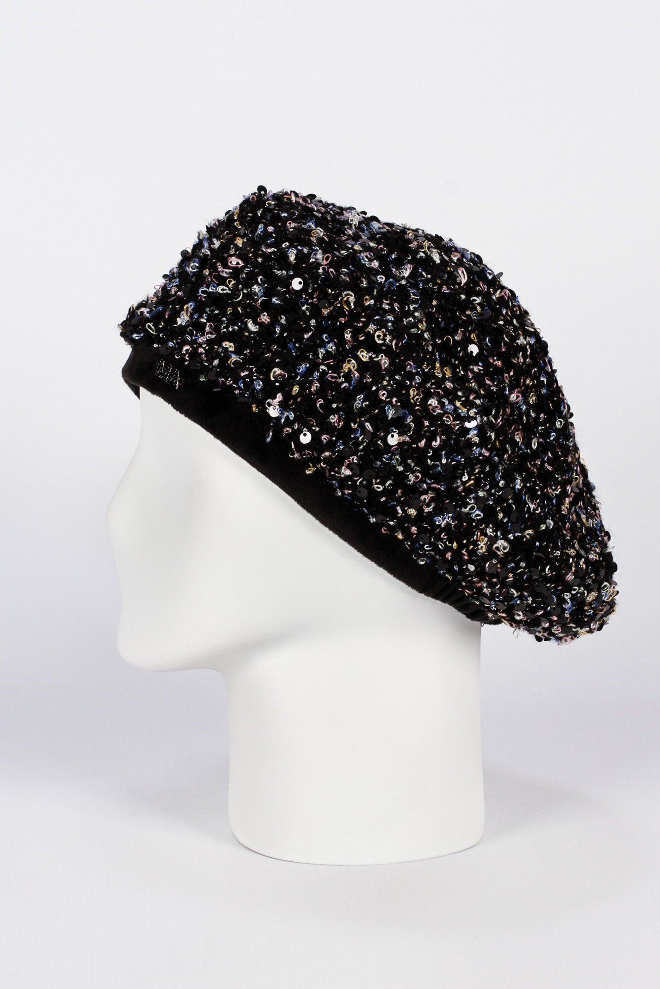 Берет Mike Ambaroff для женщин, размер 56-58, черный — фото 1